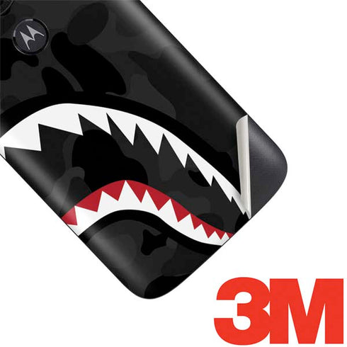 Shark Teeth Grey Street Camo Moto E5 Play Skin